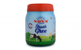 Nova Shudh Ghee   Plastic Jar  500 millilitre